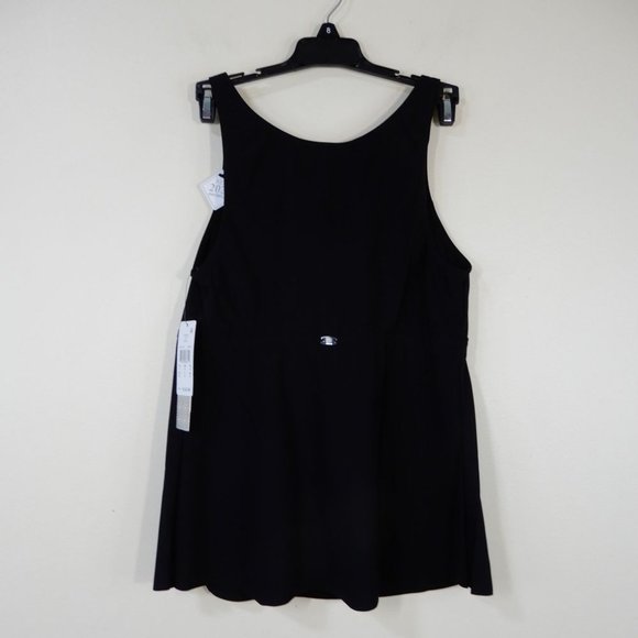 Amoressa by MIRACLESUIT Northern Lights Nova TANKINI TOP Size 8 Black NEW $142 - Picture 7 of 8